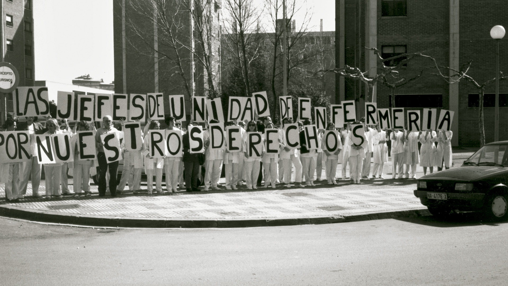 Protesta de SATSE por los derechos de enfermeras y enfermeros