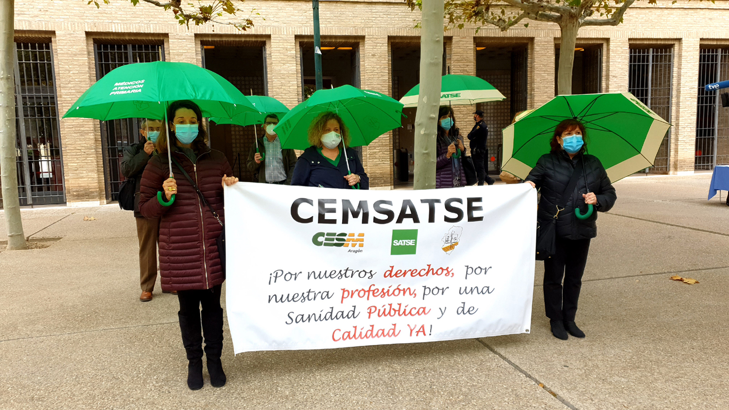 Acto simbólico de protesta, 20 octubre, 2020