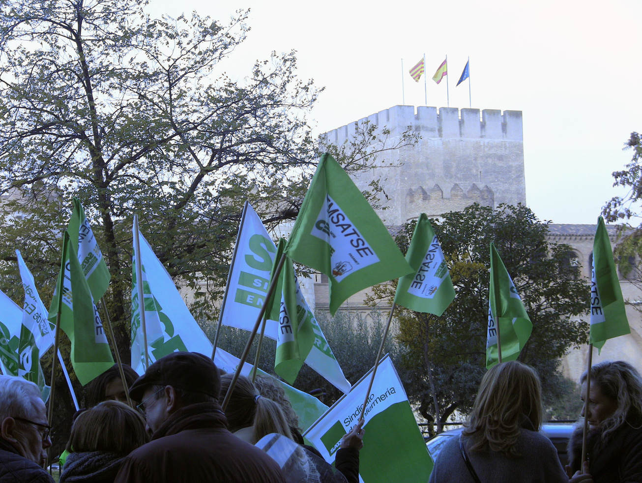 manifestación alfafería, 18 noviembre