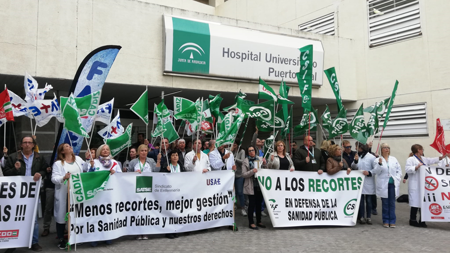 Protesta Hospital Puerto Real